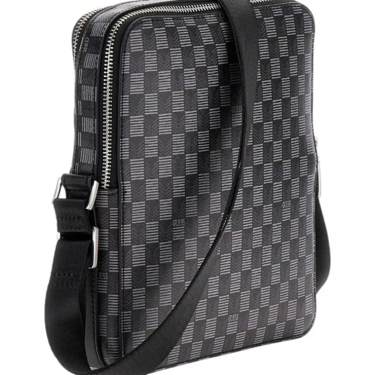 Guess - Dbl Zip Xbody - Zwart