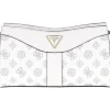 Guess - Dorys Top Zip Crossbody - Wit