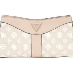 Guess - Dorys Top Zip Crossbody - Beige