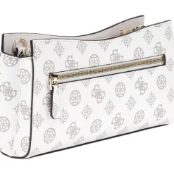 Guess - Dorys Top Zip Crossbody - Wit