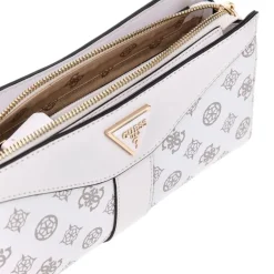 Guess - Dorys Top Zip Crossbody - Wit