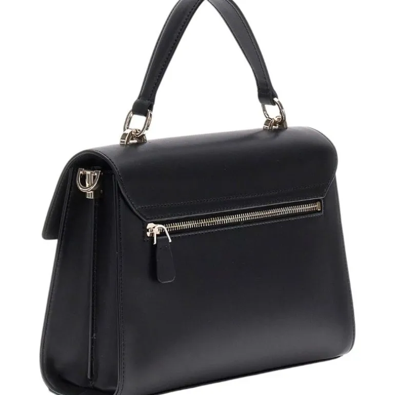 Guess - Eco Aldith Top Handle Flap - Zwart