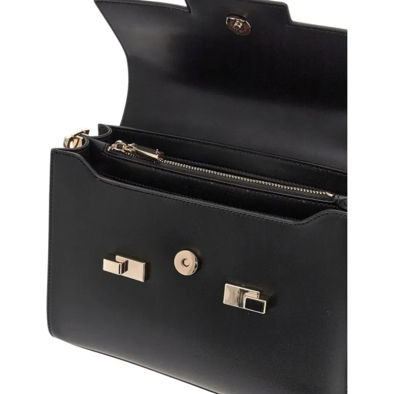 Guess - Eco Aldith Top Handle Flap - Zwart
