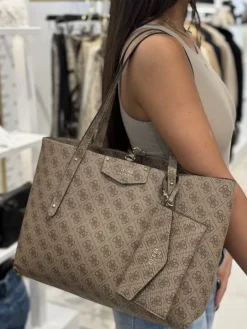Guess - Eco Brenton Tote - Beige