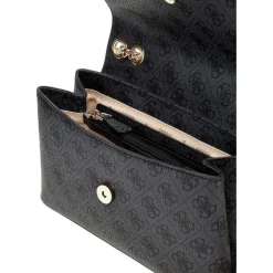 Guess - Eco Erica Cnvrtble Xbody Flap - Zwart