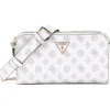 Guess - Eco Erica Status Crossbody - Wit