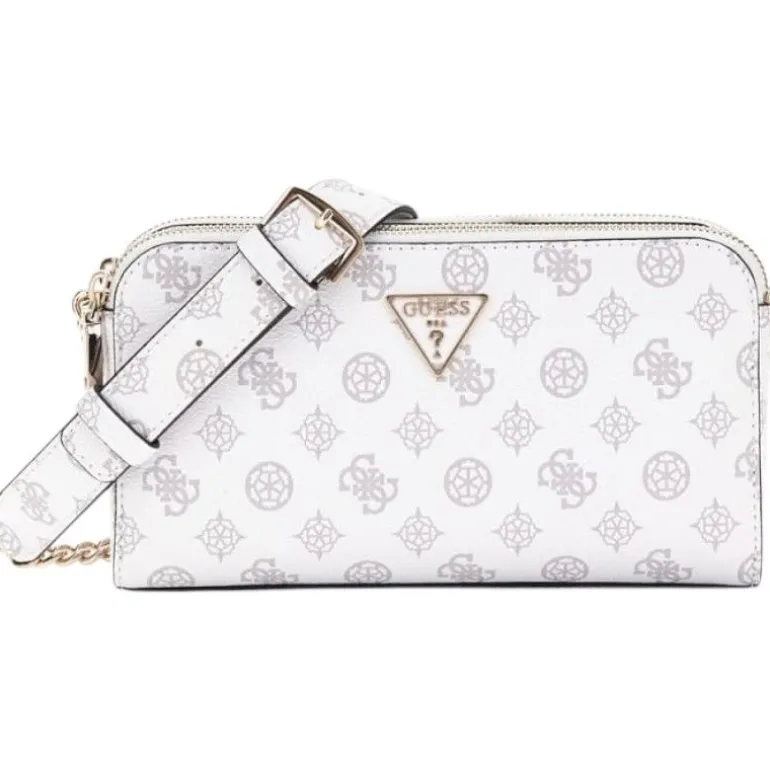 Guess - Eco Erica Status Crossbody - Wit