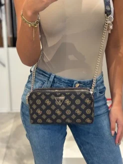 Guess - Eco Erica Status Crossbody - Bruin