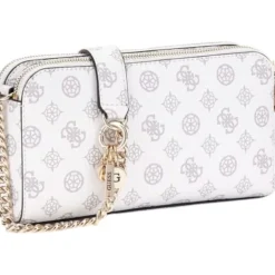 Guess - Eco Erica Status Crossbody - Wit