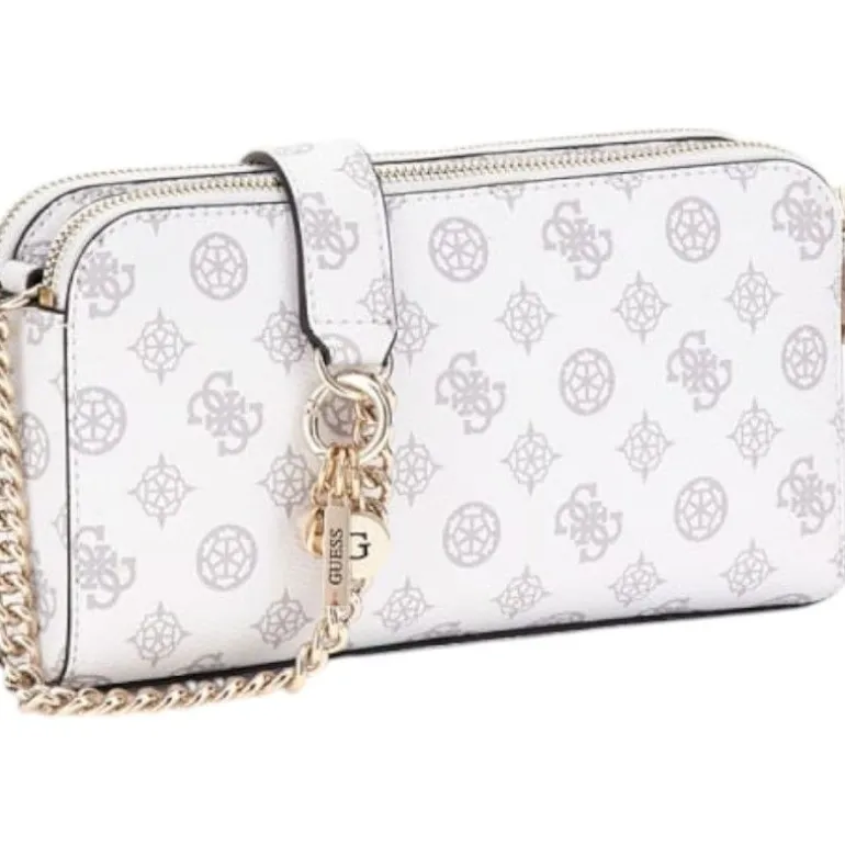 Guess - Eco Erica Status Crossbody - Wit