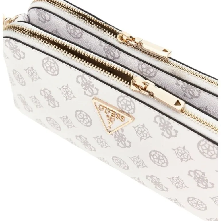 Guess - Eco Erica Status Crossbody - Wit