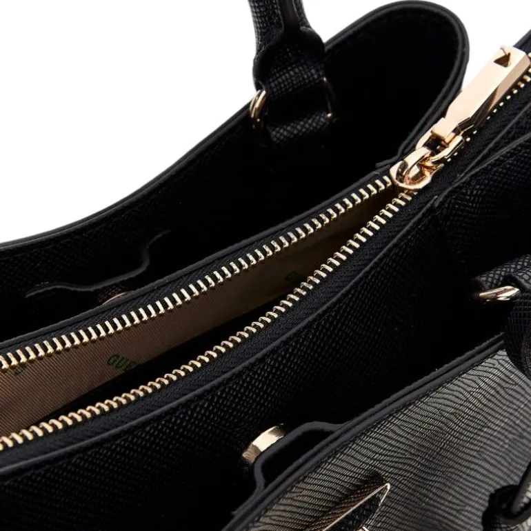 Guess - Eco Jazlynn Girlfriend Satchel - Zwart