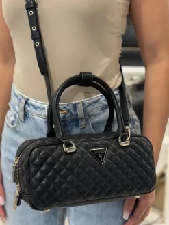 Guess - Eco Rianee Satchel - Zwart