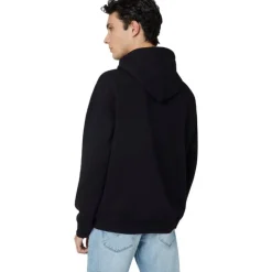 Guess - Embroidered Triangle Hoodie Sw - Zwart