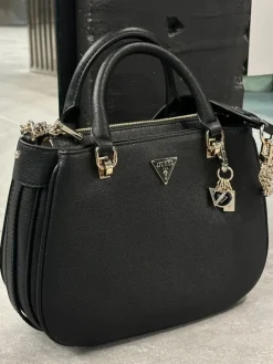 Guess - Fedora Shoulder Satchel - Zwart