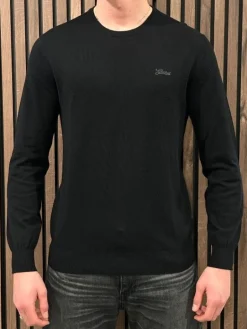 Guess - Ferdinand Cn Basic Swtr - Zwart
