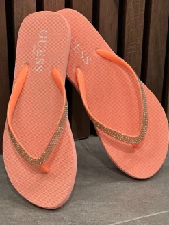 Guess - Flip Flop Rhinestone - Oranje