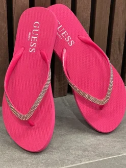 Guess - Flip Flop Rhinestone - Roze