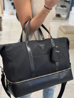 Guess - G Wave Zip Bottom Duffel - Zwart