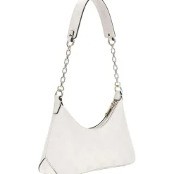 Guess - Gerty Top Zip Shoulder Bag - Wit