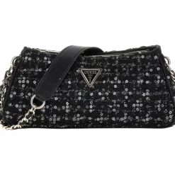 Guess - Giully Top Zip Shoulder Bag - Zwart