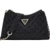 Guess - Giully Top Zip Shoulder Bag - Zwart