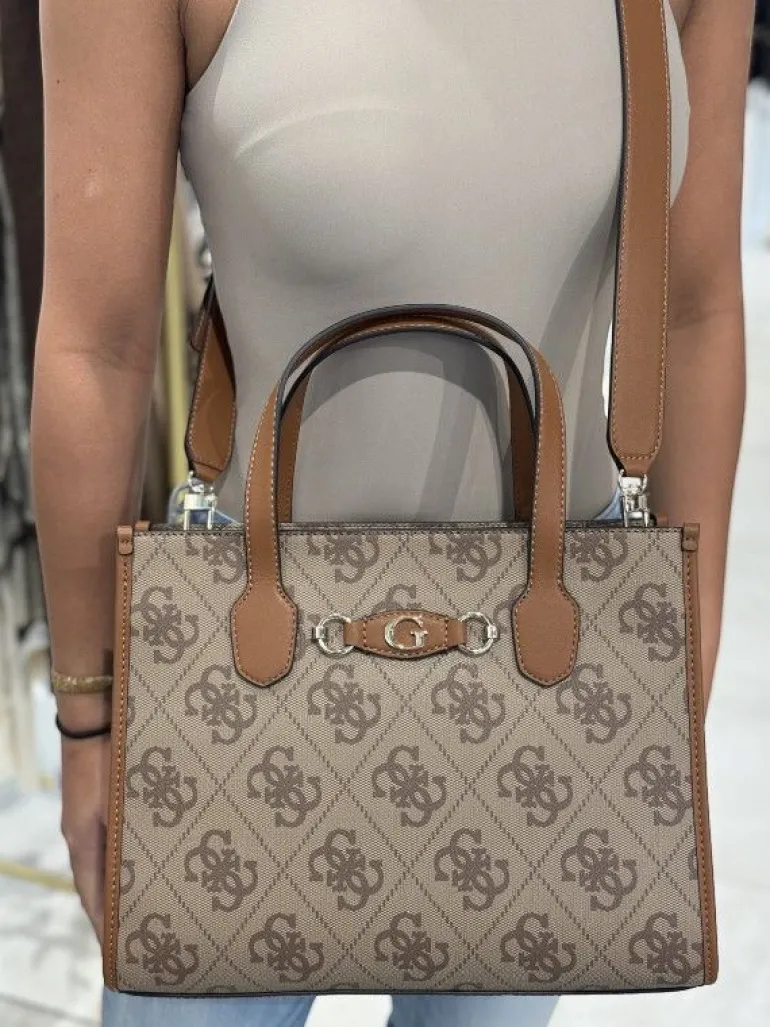 Guess - Izzy 2 Comp Tote - Bruin
