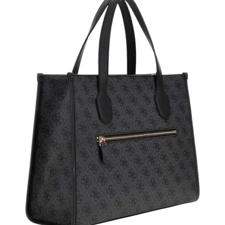 Guess - Izzy 2 Comp Tote - Zwart
