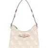 Guess - Izzy Top Zip Shoulder Bag - Beige