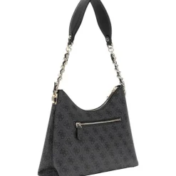 Guess - Izzy Top Zip Shoulder Bag - Zwart
