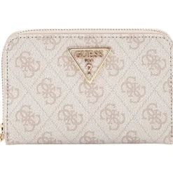 Guess - Laurel Slg Medium Zip Around - Beige