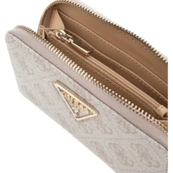 Guess - Laurel Slg Medium Zip Around - Beige