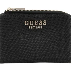 Guess - Laurel Slg Zip Arnd Card Case - Zwart