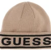 Guess - Logo Beanie - Beige