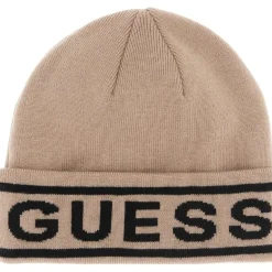 Guess - Logo Beanie - Beige