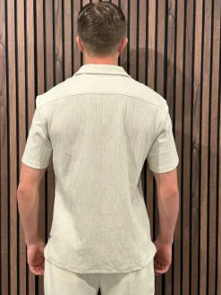 Guess - Loose Fit Ss Cn Knit - Beige
