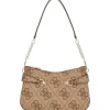 Guess - Lorelei Top Zip Shoulder Bag - Bruin