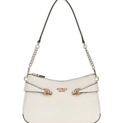Guess - Lorelei Top Zip Shoulder Bag - Beige