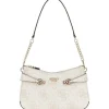 Guess - Lorelei Top Zip Shoulder Bag - Beige