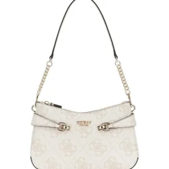 Guess - Lorelei Top Zip Shoulder Bag - Beige