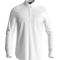 Guess - Ls Sunset Tech Shirt - Wit