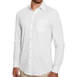 Guess - Ls Sunset Tech Shirt - Wit