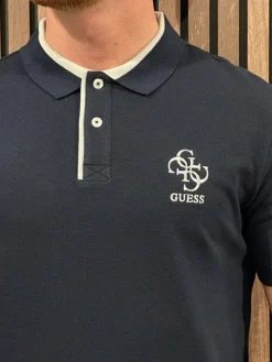 Guess - Lyle Ss Polo - Blauw