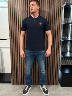 Guess - Lyle Ss Polo - Blauw
