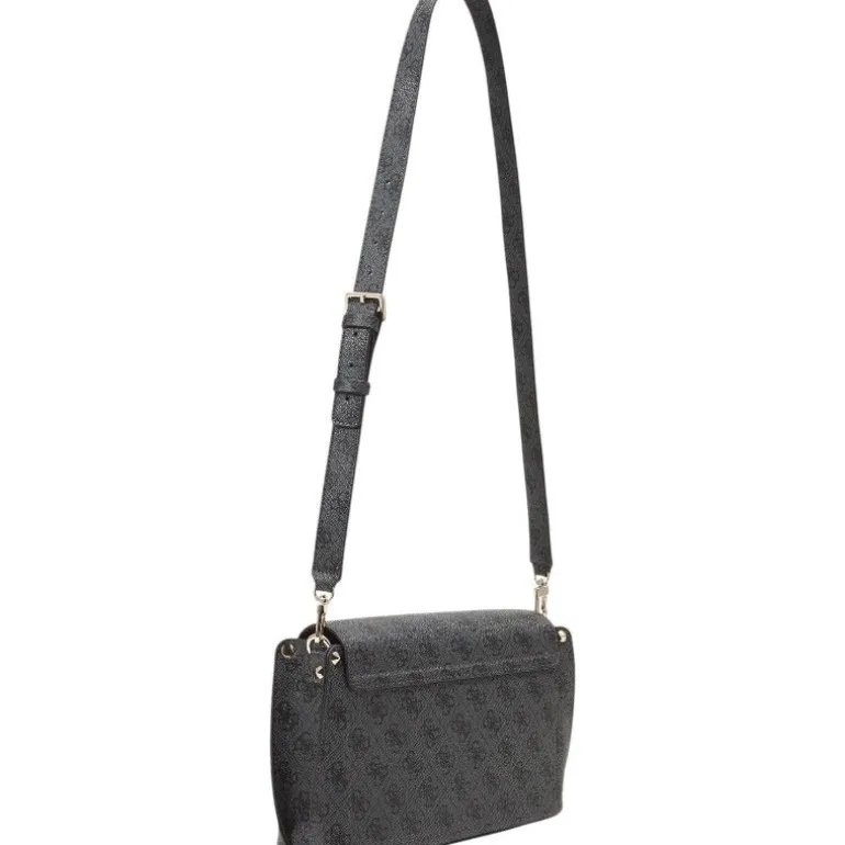 Guess - Meridian Flap Crossbody - Zwart