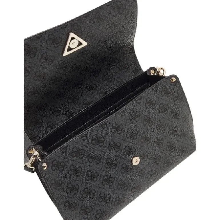 Guess - Meridian Flap Crossbody - Zwart