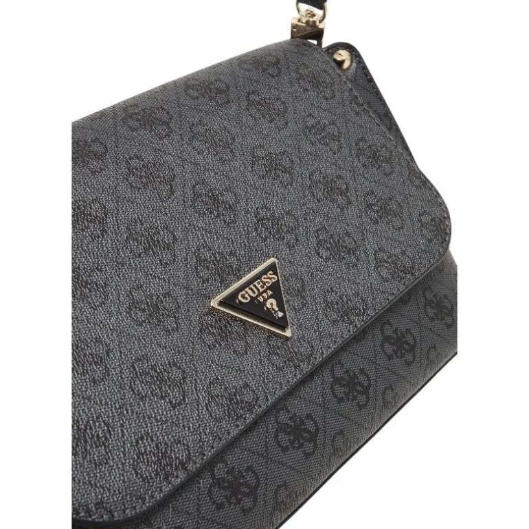 Guess - Meridian Flap Crossbody - Zwart
