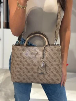 Guess - Meridian Girlfriend Satchel - Bruin