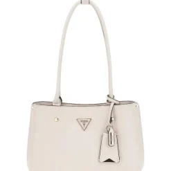 Guess - Meridian Shoulder Satchel - Beige