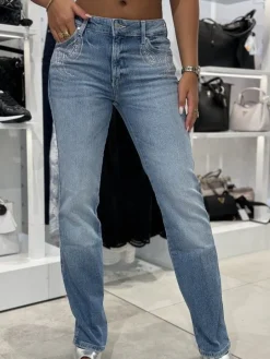 Guess - Mid Rise Sexy Straight - Blauw